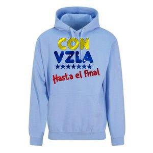 Con Venezuela Hasta El Final Unisex Surf Hoodie