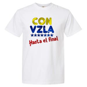 Con Venezuela Hasta El Final Garment-Dyed Heavyweight T-Shirt