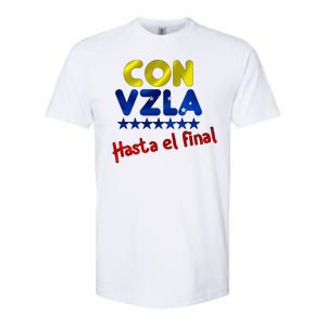 Con Venezuela Hasta El Final Softstyle CVC T-Shirt