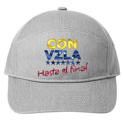 Con Venezuela Hasta El Final Maria Corina Machado Edmundo 7-Panel Snapback Hat