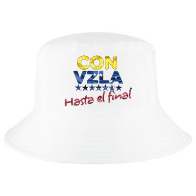 Con Venezuela Hasta El Final Maria Corina Machado Edmundo Cool Comfort Performance Bucket Hat