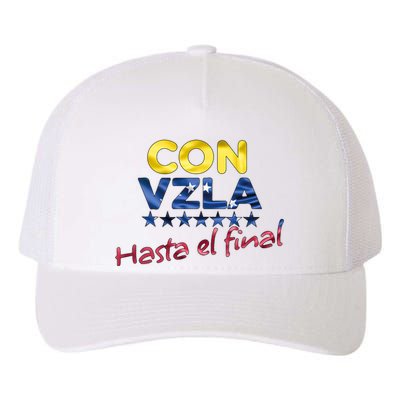 Con Venezuela Hasta El Final Maria Corina Machado Edmundo Yupoong Adult 5-Panel Trucker Hat