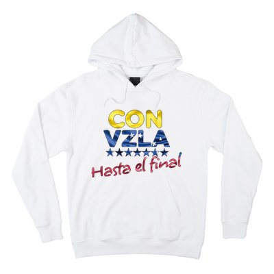 Con Venezuela Hasta El Final Maria Corina Machado Edmundo Hoodie