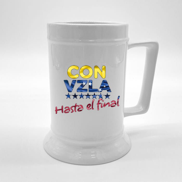 Con Venezuela Hasta El Final Maria Corina Machado Edmundo Beer Stein