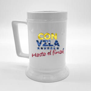 Con Venezuela Hasta El Final Maria Corina Machado Edmundo Beer Stein