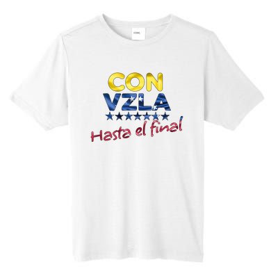 Con Venezuela Hasta El Final Maria Corina Machado Edmundo Tall Fusion ChromaSoft Performance T-Shirt