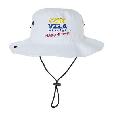 Con Venezuela Hasta El Final Maria Corina Machado Edmundo Legacy Cool Fit Booney Bucket Hat