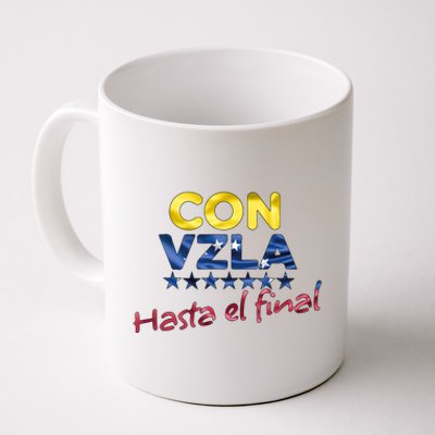 Con Venezuela Hasta El Final Maria Corina Machado Edmundo Coffee Mug