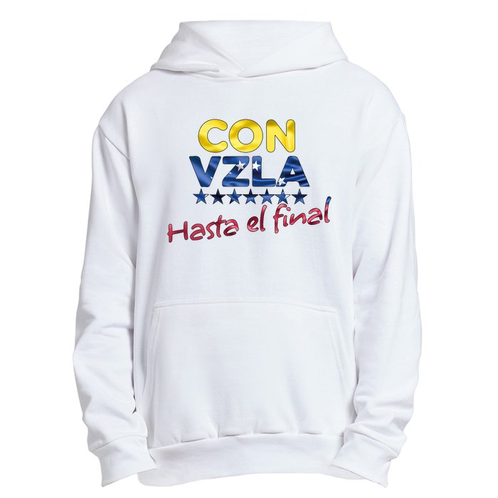 Con Venezuela Hasta El Final Maria Corina Machado Edmundo Urban Pullover Hoodie