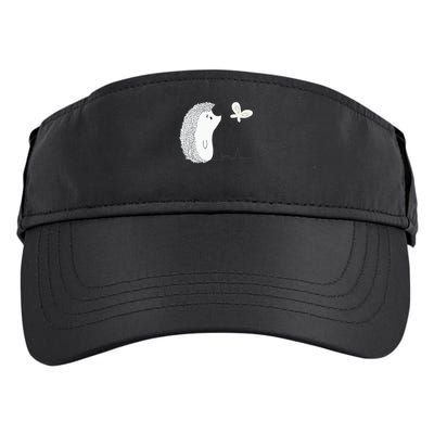 Cute Vintage Hedgehog & Butterfly Art & Gift G005287 Adult Drive Performance Visor