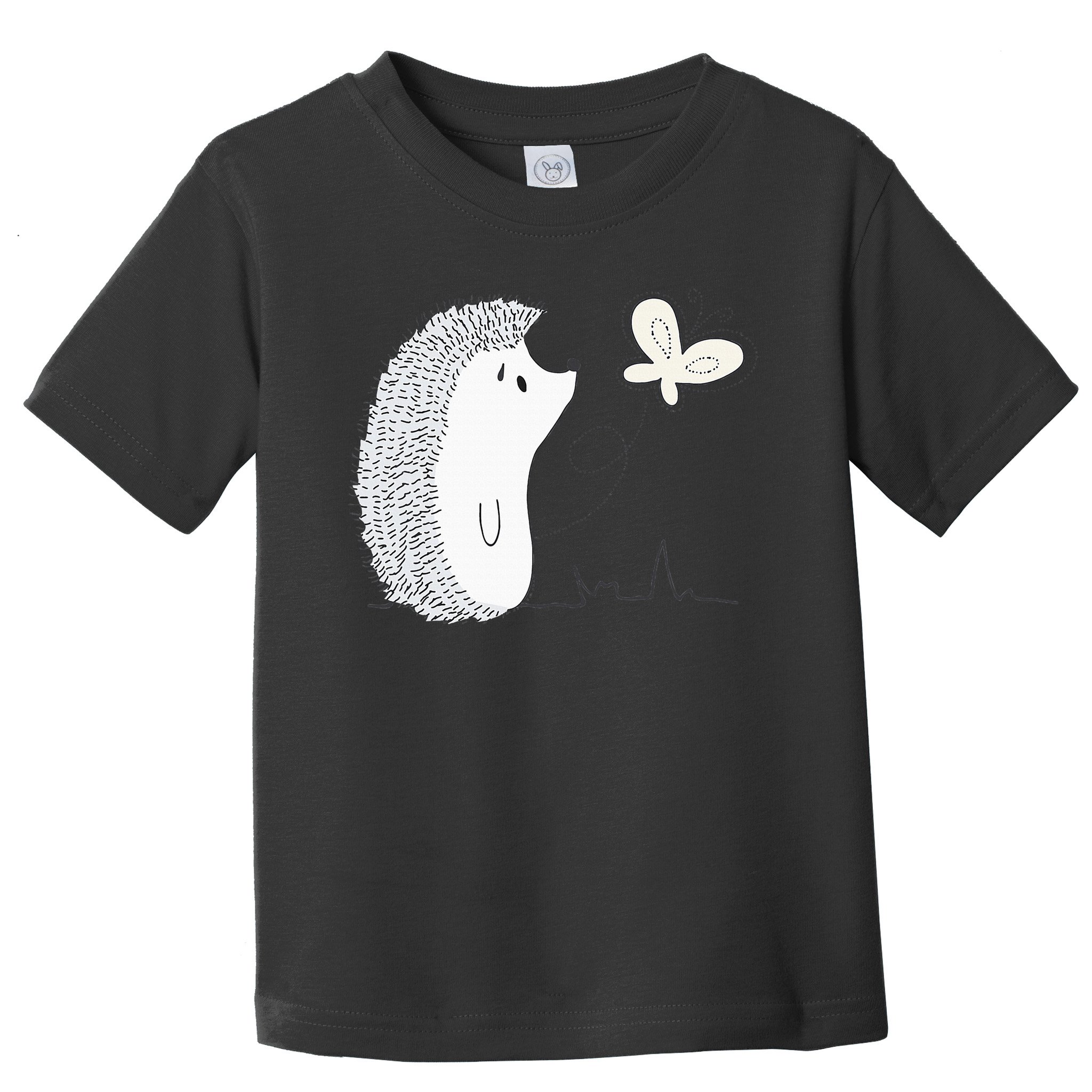 Cute Vintage Hedgehog & Butterfly Art & Gift G005287 Toddler T-Shirt