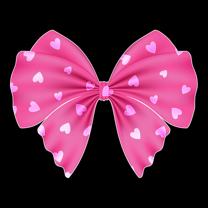 Cute Valentine Heart Print Ribbon Bow 16 in Basic Backpack