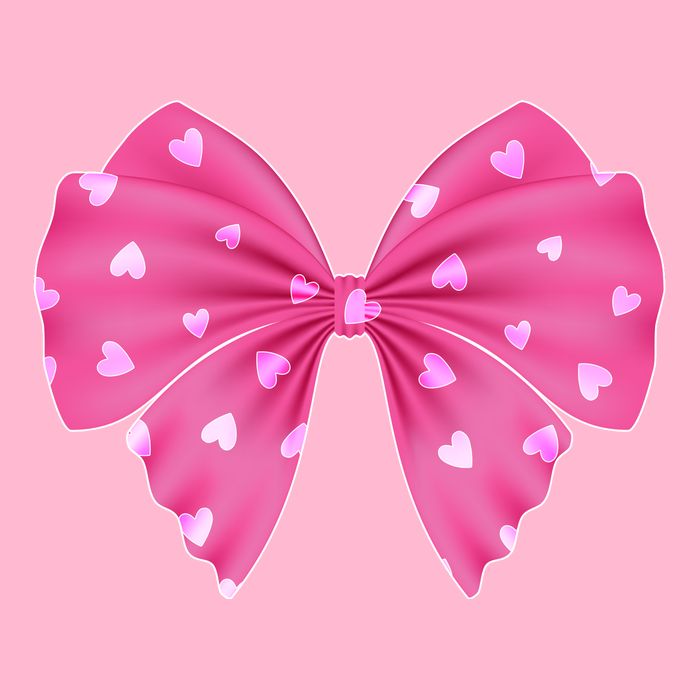 Cute Valentine Heart Print Ribbon Bow Hoodie
