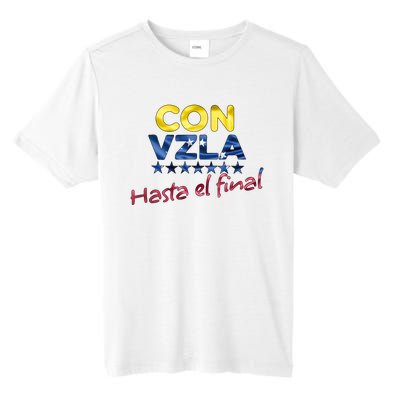 Con Venezuela Hasta El Final Maria Corina Machado Edmundo Tall Fusion ChromaSoft Performance T-Shirt