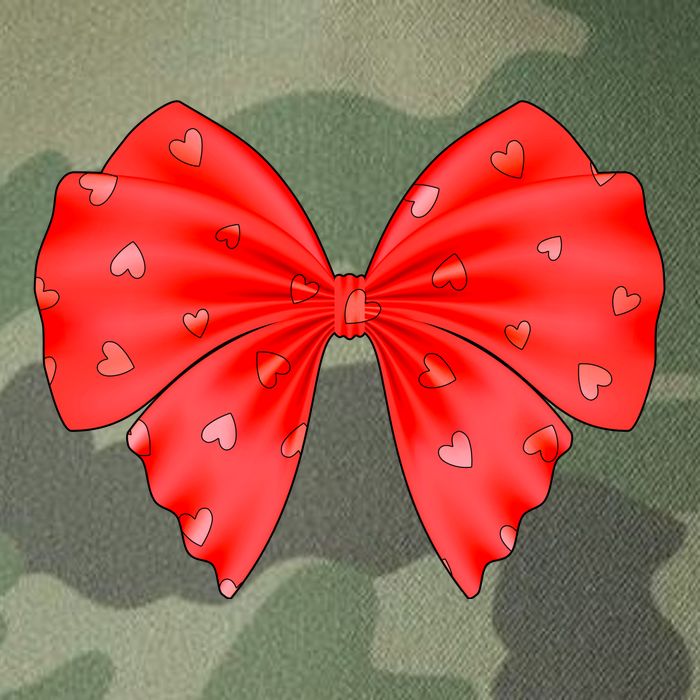 Cute Valentine Heart Print Red Ribbon Bow Legacy Tie Dye Trucker Hat