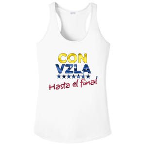 Con Venezuela Hasta El Final Maria Corina Machado Edmundo Ladies PosiCharge Competitor Racerback Tank