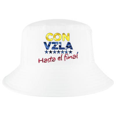 Con Venezuela Hasta El Final Maria Corina Machado Edmundo Cool Comfort Performance Bucket Hat