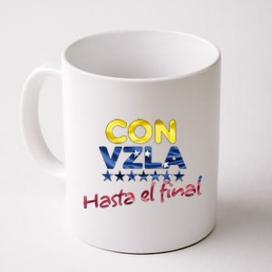 Con Venezuela Hasta El Final Maria Corina Machado Edmundo Coffee Mug