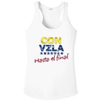 Con Venezuela Hasta El Final Maria Corina Machado Edmundo Ladies PosiCharge Competitor Racerback Tank