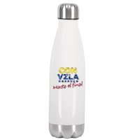 Con Venezuela Hasta El Final Maria Corina Machado Edmundo Stainless Steel Insulated Water Bottle