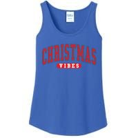 Christmas Vibes Holiday Xmas Winter Season Merry Christmas Gift Ladies Essential Tank