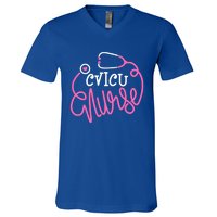 Cardio Vascular Intensive Care Unit Nursing Gift Cvicu Nurse Gift V-Neck T-Shirt