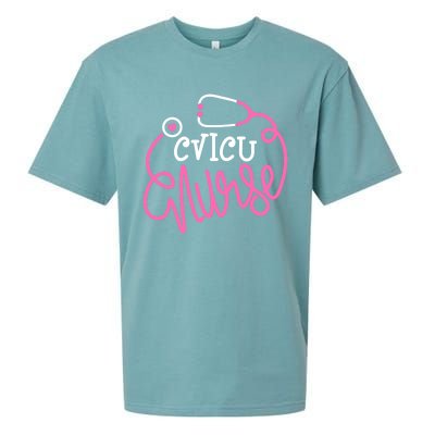 Cardio Vascular Intensive Care Unit Nursing Gift Cvicu Nurse Gift Sueded Cloud Jersey T-Shirt