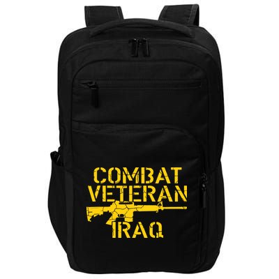Combat Veteran Iraq For Proud American Vets Impact Tech Backpack