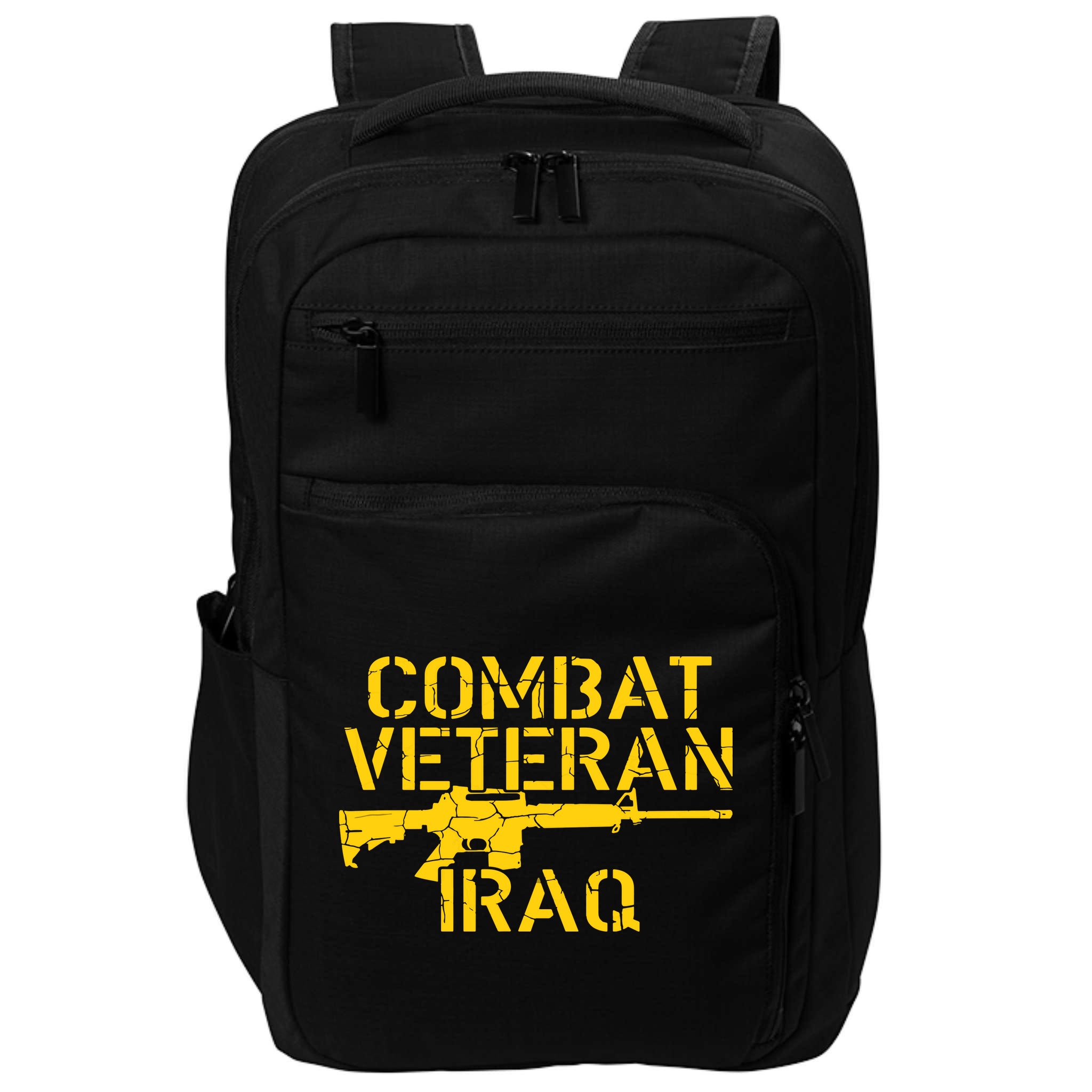 Combat Veteran Iraq For Proud American Vets Impact Tech Backpack