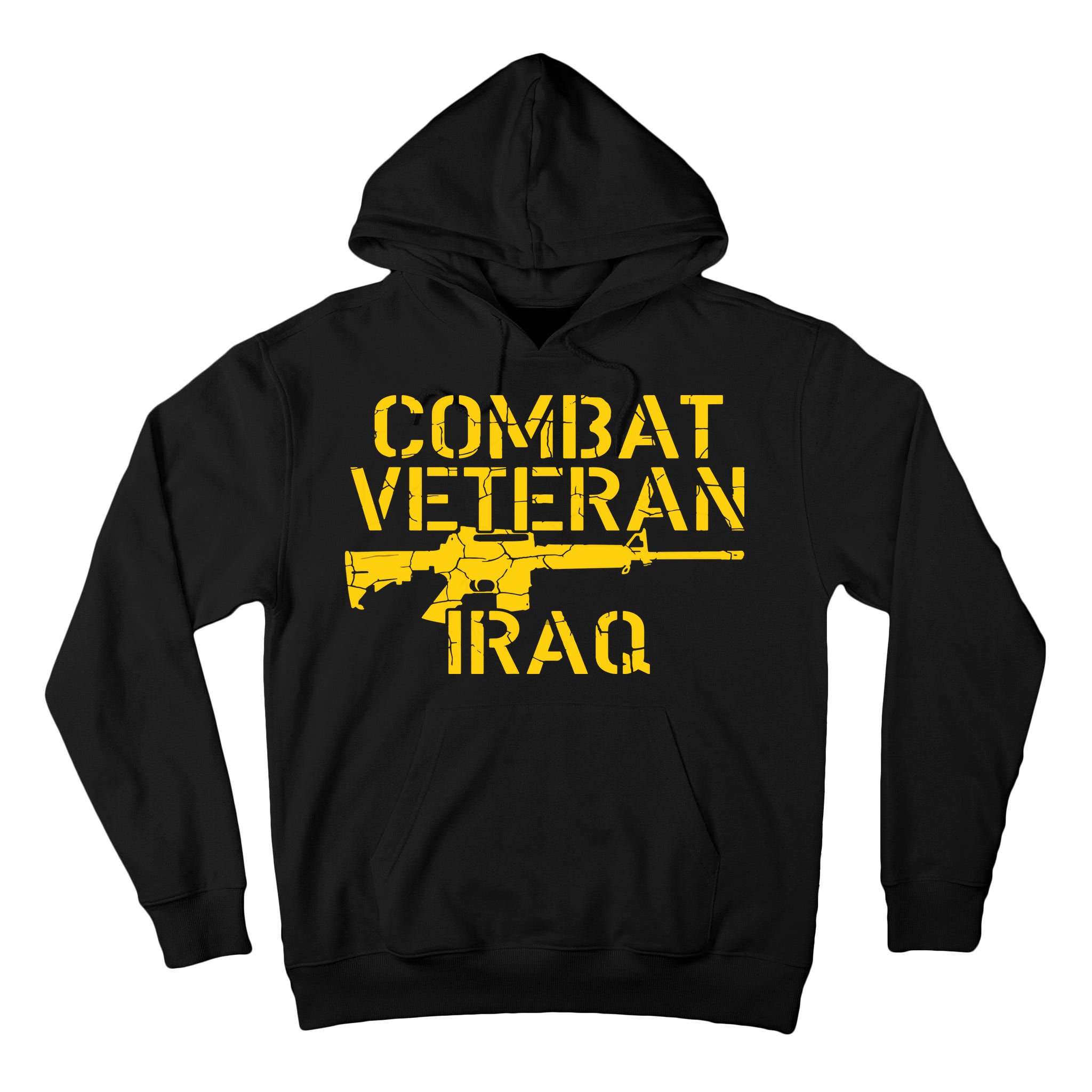 Combat Veteran Iraq For Proud American Vets Tall Hoodie