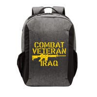 Combat Veteran Iraq For Proud American Vets Vector Backpack
