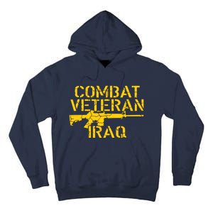 Combat Veteran Iraq For Proud American Vets Tall Hoodie