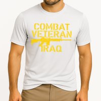 Combat Veteran Iraq For Proud American Vets Cooling Performance Crew T-Shirt