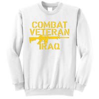 Combat Veteran Iraq For Proud American Vets Sweatshirt