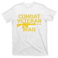 Combat Veteran Iraq For Proud American Vets T-Shirt