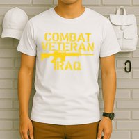 Combat Veteran Iraq For Proud American Vets T-Shirt