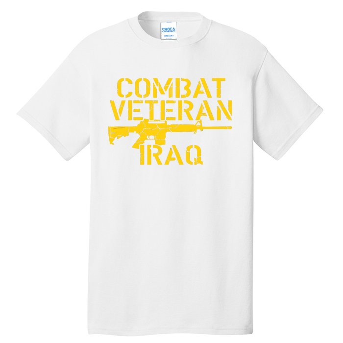 Combat Veteran Iraq For Proud American Vets Tall T-Shirt