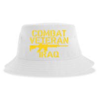 Combat Veteran Iraq For Proud American Vets Sustainable Bucket Hat