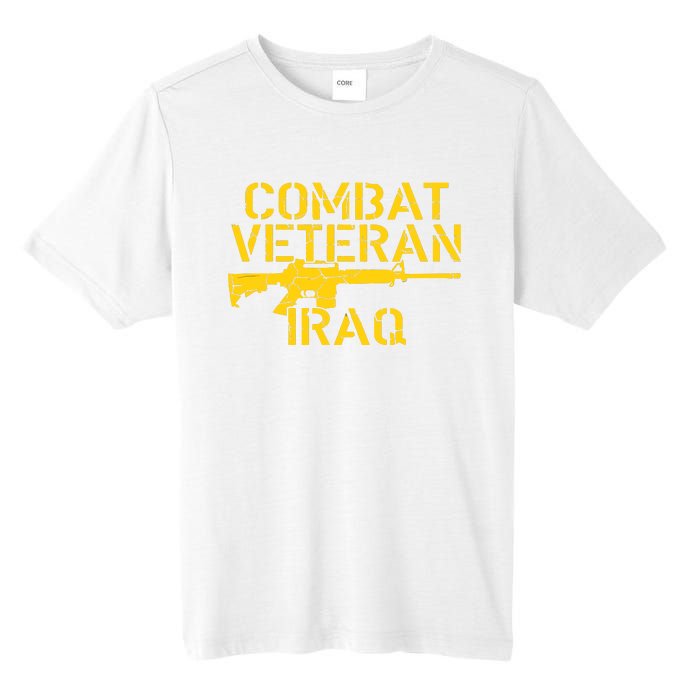 Combat Veteran Iraq For Proud American Vets Tall Fusion ChromaSoft Performance T-Shirt