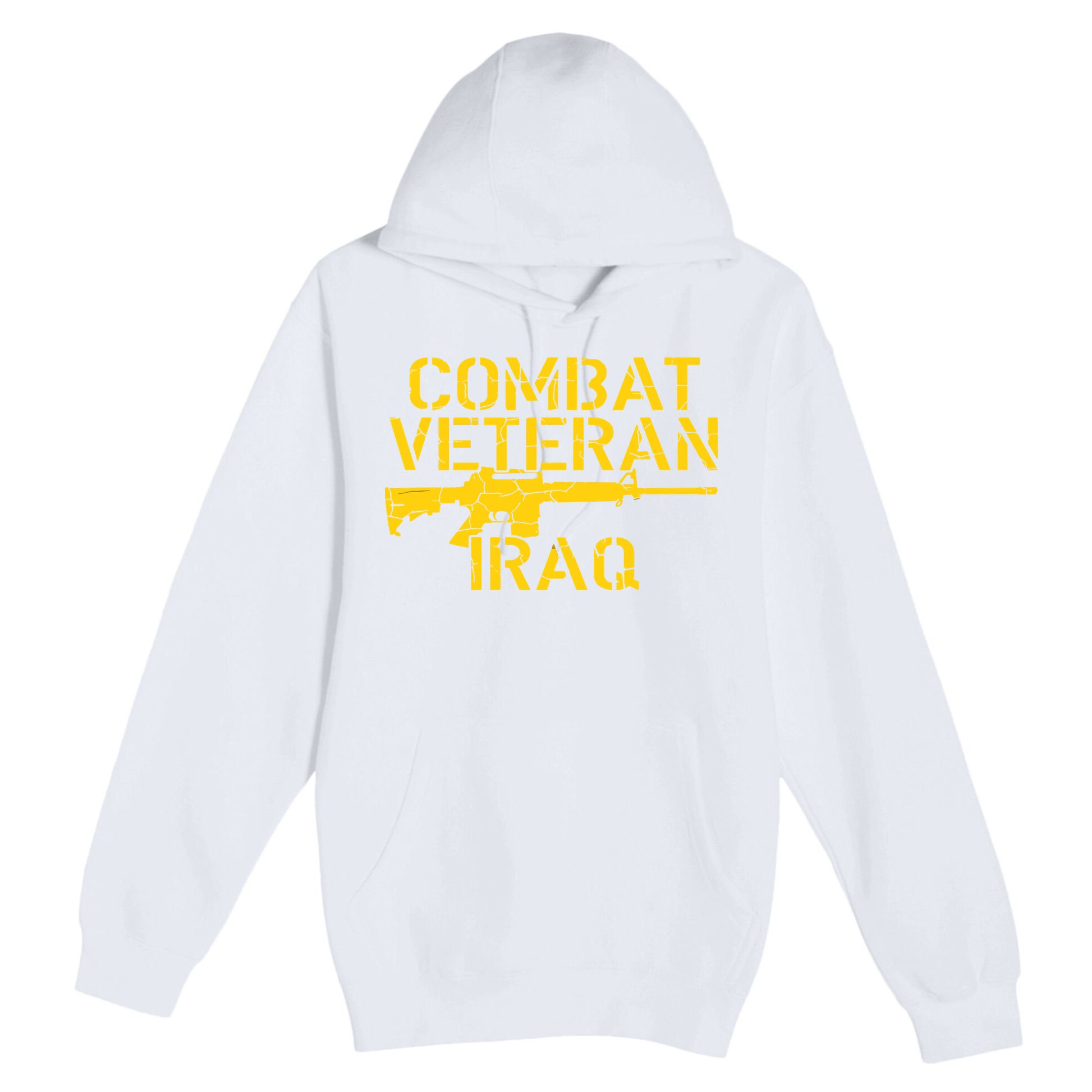 Combat Veteran Iraq For Proud American Vets Premium Pullover Hoodie