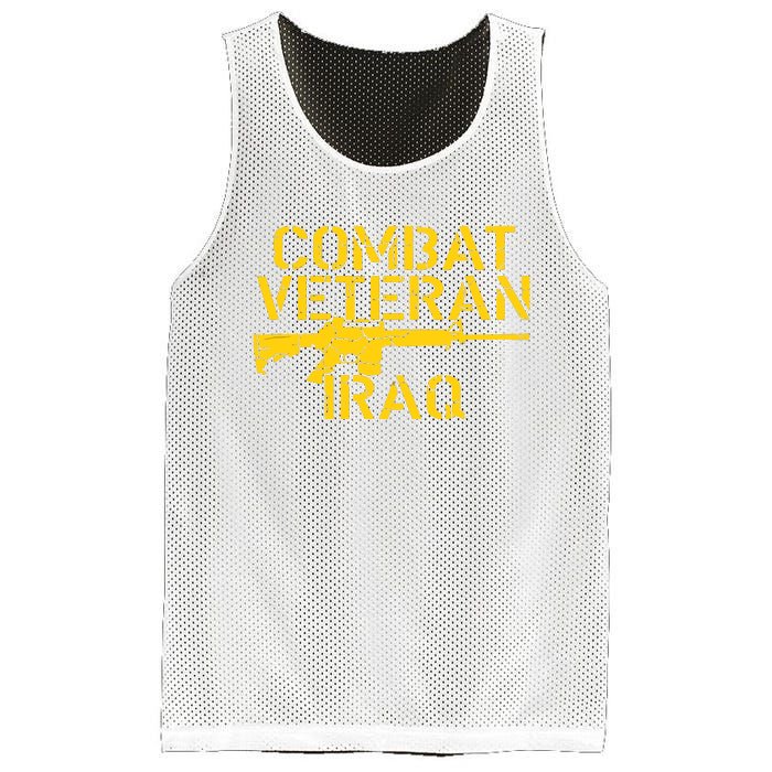 Combat Veteran Iraq For Proud American Vets Mesh Reversible Basketball Jersey Tank