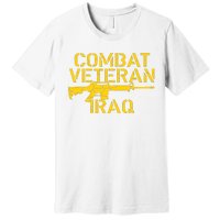 Combat Veteran Iraq For Proud American Vets Premium T-Shirt