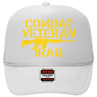 Combat Veteran Iraq For Proud American Vets Trucker Hat