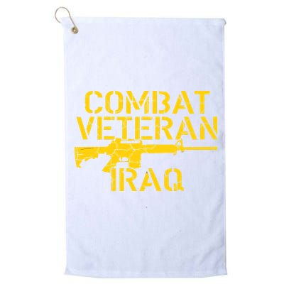 Combat Veteran Iraq For Proud American Vets Golf Towel
