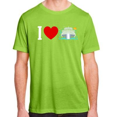 Cruising Vacation I Love Cruise Funny Gift Adult ChromaSoft Performance T-Shirt