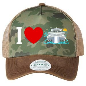 Cruising Vacation I Love Cruise Funny Gift Legacy Tie Dye Trucker Hat