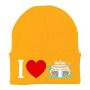 Cruising Vacation I Love Cruise Funny Gift Knit Cap Winter Beanie