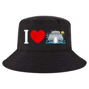 Cruising Vacation I Love Cruise Funny Gift Cool Comfort Performance Bucket Hat