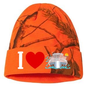 Cruising Vacation I Love Cruise Funny Gift Kati Licensed 12" Camo Beanie