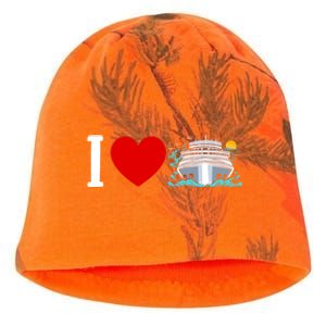 Cruising Vacation I Love Cruise Funny Gift Kati - Camo Knit Beanie